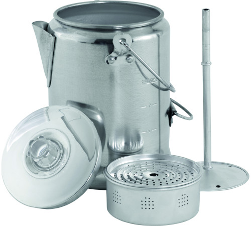 Кавоварка туристична Easy Camp Adventure Coffee Pot 1.4L Silver (680197)