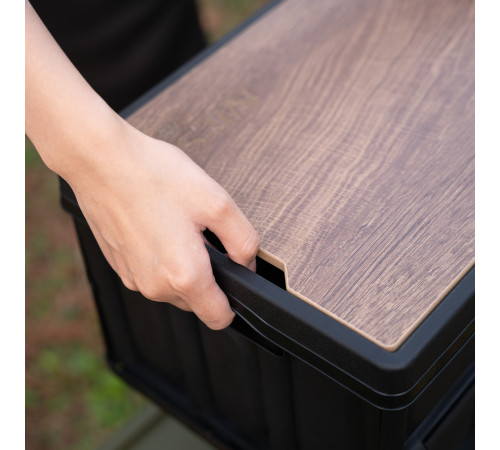 Ящик складаний 2в1 NILS CAMP NCB4005 20 л, чорний