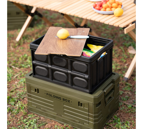 Ящик складаний 2в1 NILS CAMP NCB4005 20 л, чорний