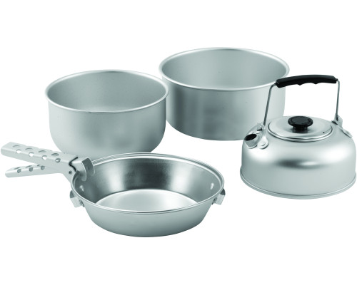 Набір туристичного посуду Easy Camp Adventure Cook Set M Silver (580038)