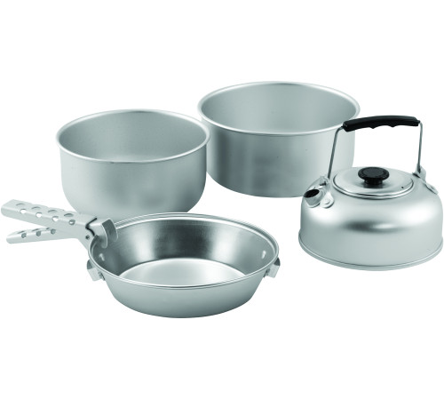 Набір туристичного посуду Easy Camp Adventure Cook Set M Silver (580038)