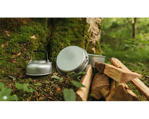 Набір туристичного посуду Easy Camp Adventure Cook Set M Silver (580038)