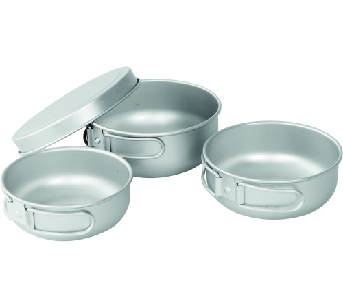 Набір туристичного посуду Easy Camp Adventure Ultra Light Cook Set Silver (680196)