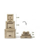 Контейнер складаний Mobi Garden NX21671009 80 л, хакі