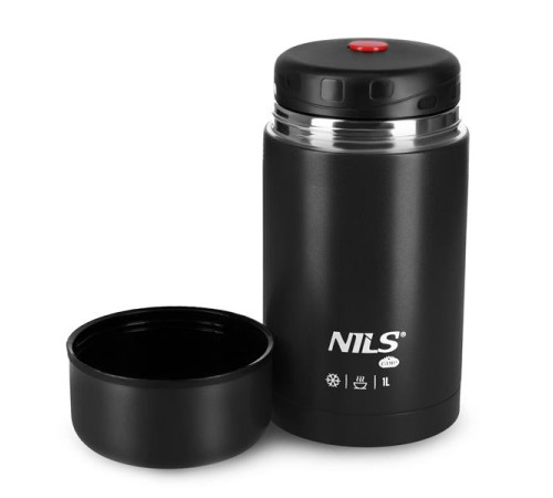 Термос для обіду NILS CAMP NC3802 1 л, чорний