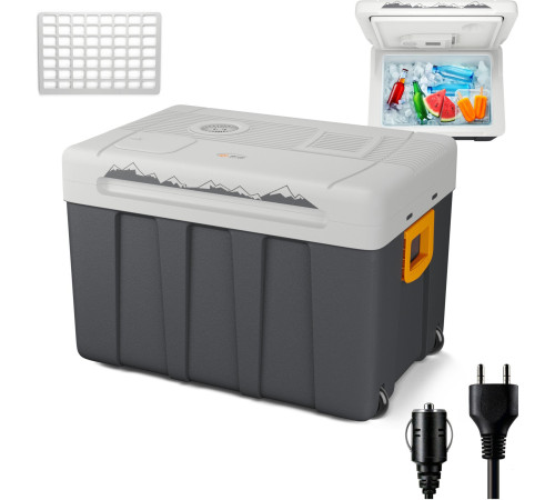 Дорожній холодильник Peme Essential Adventure Orange 50, 46,5 л сірий