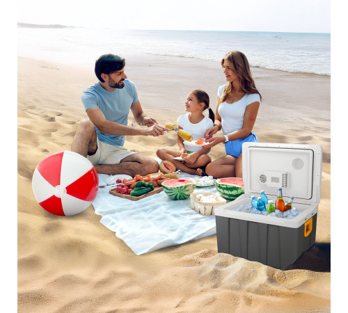 Дорожній холодильник Peme Essential Adventure Orange 50, 46,5 л сірий