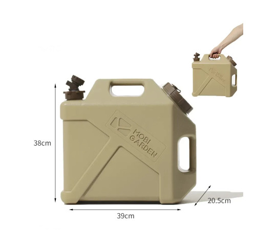 Каністра для води Mobi Garden MZ NX22674002 20 л, бежева Каністра для води Mobi Garden MZ NX22674002 20 л, бежева