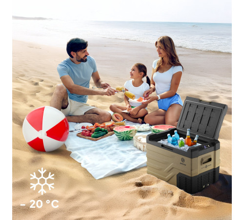 Дорожній холодильник Peme Quest Storm Sand 40, 35,3 л коричневий