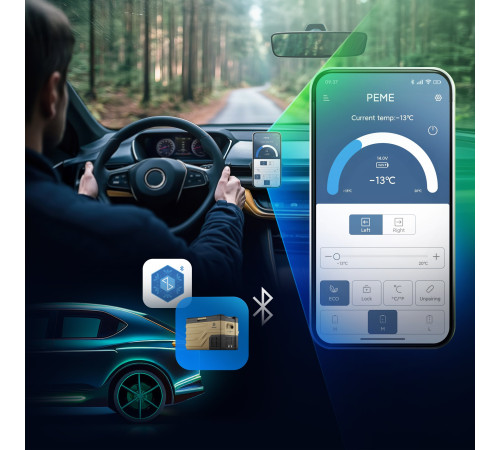 Дорожній холодильник Peme Quest Storm Sand 40, 35,3 л коричневий