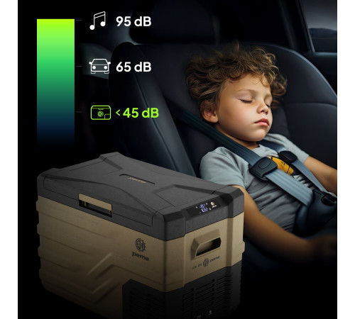 Дорожній холодильник Peme Quest Storm Sand 40, 35,3 л коричневий