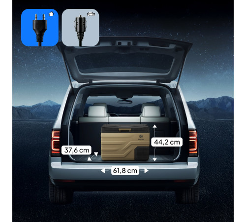 Дорожній холодильник Peme Quest Storm Sand 40, 35,3 л коричневий