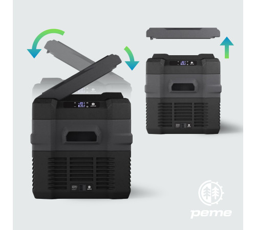 Дорожній холодильник Peme Quest Dark Sky 30, 26,8 л сірий