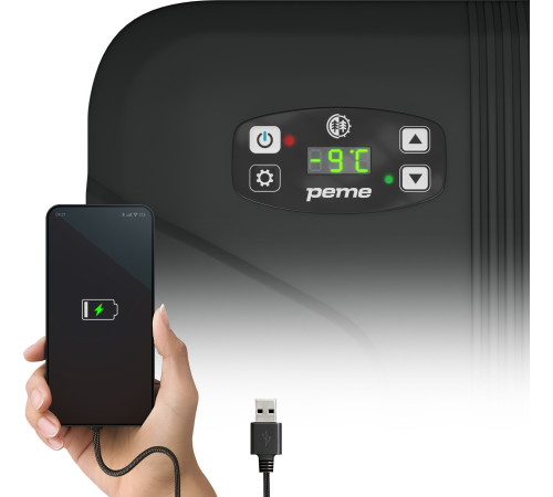 Дорожній холодильник Peme Essential 32, 26 л чорний Дорожній холодильник Peme Essential 32, 26 л чорний