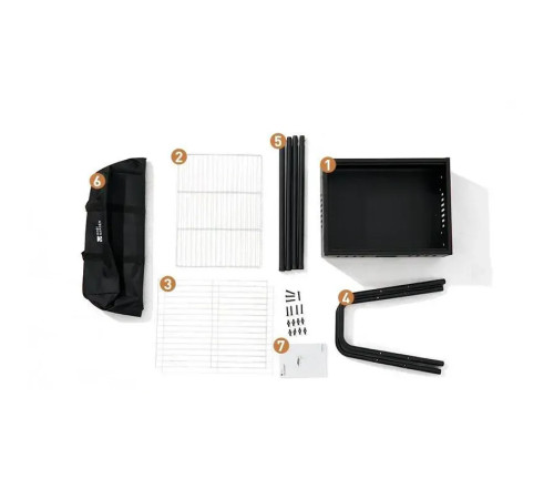 Гриль портативний Mobi Garden NX23688001 S, чорний Гриль портативний Mobi Garden NX23688001 S, чорний