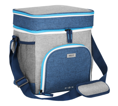 Термосумка NILS NC2902 15 л, синьо-сіра