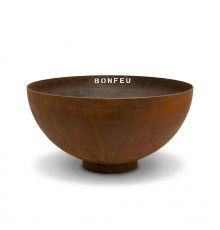 Чаша для вогню BONFEU BONBOWL PRO діаметром 80 см, кортенова сталь