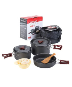 Набір посуду Naturehike NH15T203-G 3-4 NH, сірий
