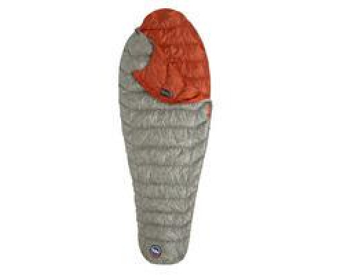 Спальник Big Agnes Pluton UL 40 (850 DownTek) Regular gray/pumpkin - Left Zip