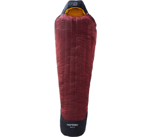 Спальник Nordisk Oscar -10° Mummy X Large - бордовий/жовтий Спальник Nordisk Oscar -10° Mummy X Large - бордовий/жовтий