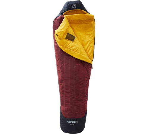 Спальник Nordisk Oscar -10° Mummy X Large - бордовий/жовтий Спальник Nordisk Oscar -10° Mummy X Large - бордовий/жовтий