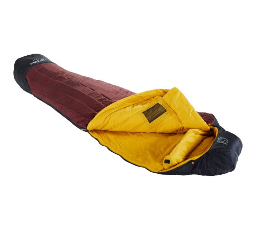 Спальник Nordisk Oscar -10° Mummy X Large - бордовий/жовтий Спальник Nordisk Oscar -10° Mummy X Large - бордовий/жовтий