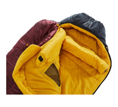 Спальник Nordisk Oscar -10° Mummy X Large - бордовий/жовтий Спальник Nordisk Oscar -10° Mummy X Large - бордовий/жовтий
