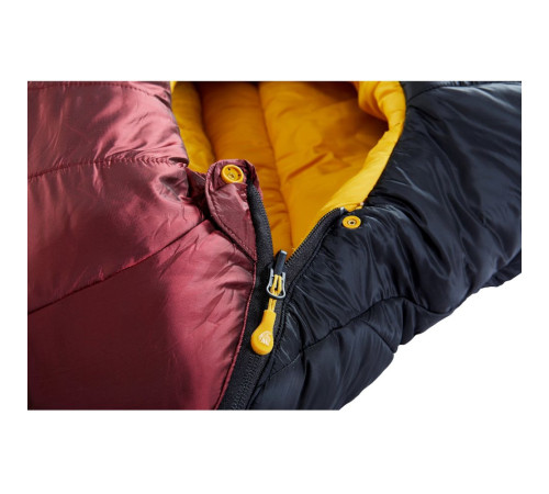 Спальник Nordisk Oscar -10° Mummy X Large - бордовий/жовтий Спальник Nordisk Oscar -10° Mummy X Large - бордовий/жовтий