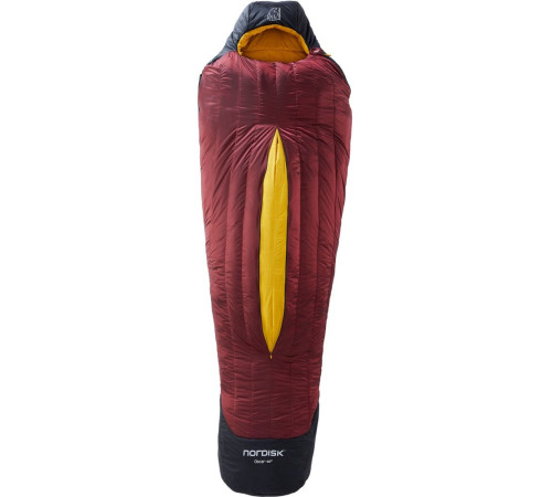 Спальник Nordisk Oscar -10° Mummy X Large - бордовий/жовтий Спальник Nordisk Oscar -10° Mummy X Large - бордовий/жовтий