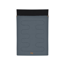 NC2001 ANTHRACITE-ORANGE DOUBLE SLEEPING BAG NILS CAMP
