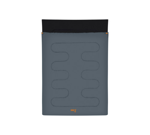 NC2001 ANTHRACITE-ORANGE DOUBLE SLEEPING BAG NILS CAMP