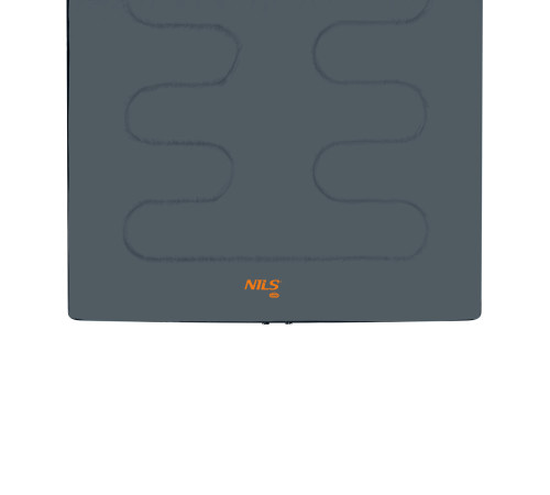 NC2001 ANTHRACITE-ORANGE DOUBLE SLEEPING BAG NILS CAMP