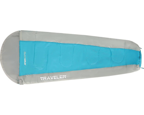 СПАЛЬНИЙ МІШОК TRAVELER 210X80/50CM BLUE GREY ENERO CAMP