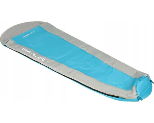 СПАЛЬНИЙ МІШОК TRAVELER 210X80/50CM BLUE GREY ENERO CAMP