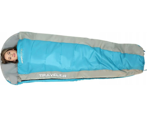 СПАЛЬНИЙ МІШОК TRAVELER 210X80/50CM BLUE GREY ENERO CAMP