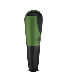 Спальний мішок NILS CAMP NC1705 ULTRA LIGHT 215 х 75 см, чорно-зелений