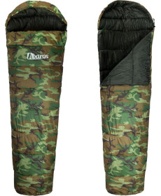 Камуфляжний спальний мішок Abarqs AbarQs 1600.C Mummy Camouflage