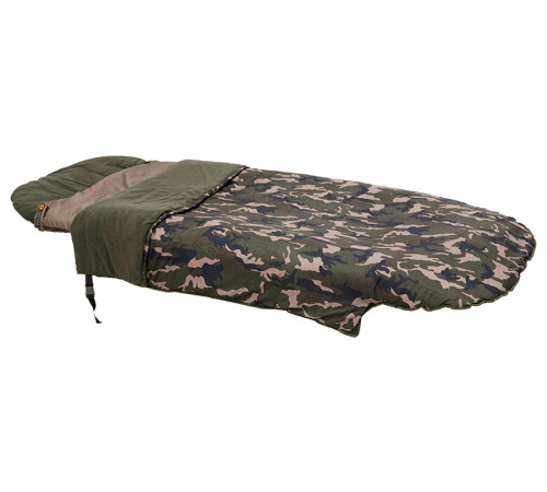 Спальний мішок Prologic Element Comfort S/Bag & Thermal Camo Cover 5 Season 215 x 90 см - короповий