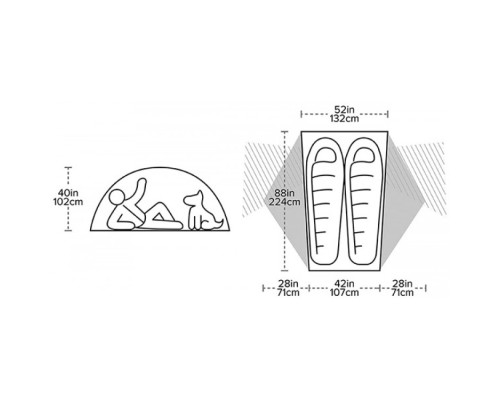 Намет Big Agnes Copper Spur HV UL2 - оранжевий