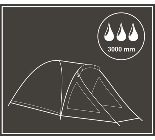 Enero NAMIOT 4 OSOBOWY COMFORT 330x250x105CM ENERO CAMP