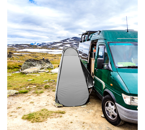 Намет санітарний NC1706 NILS CAMP 120 х 120 х 190 см, сірий