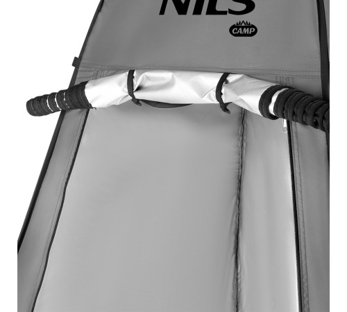 Намет санітарний NC1706 NILS CAMP 120 х 120 х 190 см, сірий