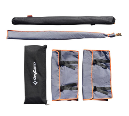 Автомобільний намет на дах KING CAMP Boundless X2, чорно-сірий