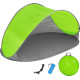 Пляжний намет Tectake Seashell Pop Up Jasmin - сіро-зелений