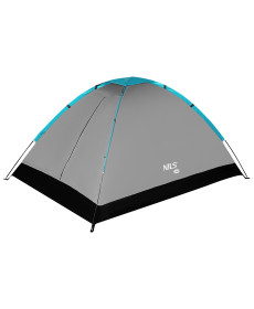 Намет двомісний NILS CAMP NC3021, 205 х 150 х 105 см, сірий