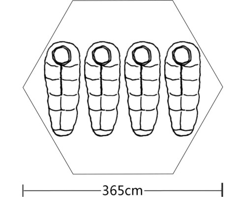 Кемпінговий намет vidaXL 93033