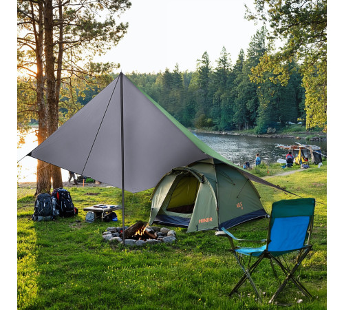 Тент для кемпінгу NILS CAMP NC17107 300 х 300 см, зелений