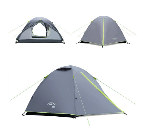 Намет кемпінговий NILS CAMP EXPLORER NC6004 сірий