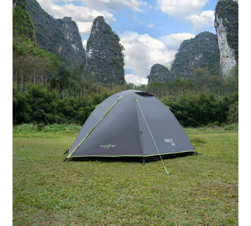 Намет кемпінговий NILS CAMP EXPLORER NC6004 сірий