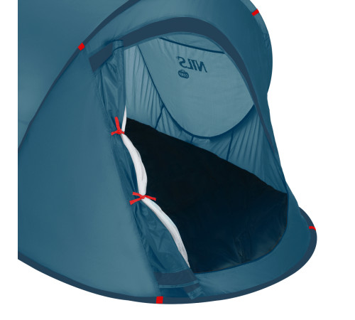  Намет двомісний саморозкладний NILS CAMP NC3743, 220 х 120 х 95 см, синій